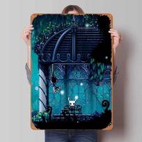 Hollow Knight Metal Sign Customizable Game Posters Decorative Metal Plates Retro Tinplate Sign for Gamer Room Decoration Home 7.9x11.8In(20x30cm)