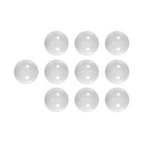 10 vnt. stikliniai rutuliukai 16 mm stikliniai rutuliukai Knicker stikliniai rutuliukai Dekoracija balta