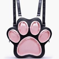 2025 New Multi-Layer Cat Paw Cute Japanese Style Ita Bag, Stylish Versatile Large Capacity Crossbody Backpack, Multi-Functional Student Bag