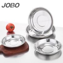 JOBO 304 Stainless Steel Round Kitchen Bowls & Plates Set 16cm