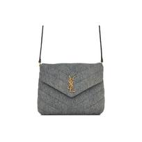 Saint Laurent Loulou žaislinė rankinė per petį Džinsinė Mėlyna Moteriškos Pečių_rankinės Mėlyna 678401-FAADY-4780 Basic Set (Bag+Dust Bag)