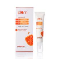 Plum Vitamin C Peptide Caffeine Eye Cream For Dark Circles Puffiness Firming Fragrance Free Vegan 15 ml Elasticity