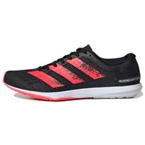 Adidas Adizero Bekoji Mesh Cushioning Coverage Lightweight Low top Marathon Running Shoes Women's Black Red EG4652 38