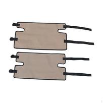 Camping Chair Replacement Backrest and Seat Double Layer Thickened Waterproof Outdoor Folding gray