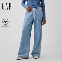 GAP Women's Drawstring Wide-Leg Denim Jeans L