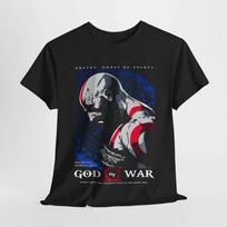 2026 God of War Shirt, Kratos T-shirt, Spartan Ghost Men's and Women's Shirt Summer Cotton Comfortable Loose Short Sleeved Shirt 4XL