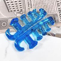 Diamond Shape Silicone Hallux Valgus & Overlapping Toe Separator Small mėlyna