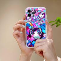 Juokingas A-Nuostabus D-Skaitmeninis C-Cirkas telefono dėklas IPhone 17 16 15 14 13 12 11 Pro Max Plus minkštas dėklas Personalizuotas „pasidaryk pats“ iPhone 15 pro