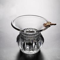 Transparent Glass Tea Strainer Japanese-Style Tea-Water Separation Strainer Tea Filter  Tea Pouring Style A