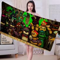 F-Fnaf Five-nights-At-Freddys Dušo užuolaida - Atstumianti vandenį ir nepralaidi, atspari pelėsiui ir grybeliui skirta W40*H60(CM)