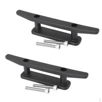 2 Pieces 163mm Durable Nylon Kayak Canoe Boat Marine Mooring Cleat with Screws