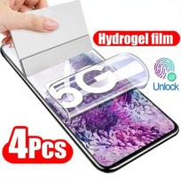 4 vnt. hidrogelio plėvelė, skirta Samsung Galaxy S23 S20 S21 S22 Plus Ultra FE Note 20 9 10 Plus A52S A30 A53 A51 A50 A21S ekrano apsauga For Samsung A12 gryna