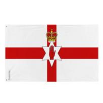 Drapeau de l'Irlande Nord – 90 x 150 cm – Polyester Résistant – 2 Œillets en Métal – Usage Intérieur / Extérieur – Pixelforma gryna