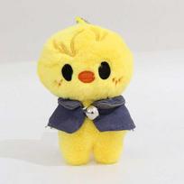 Magiški Vaikai Benamiai Mokyklinukai Pliušinis Lėlės Raktų Pakabukas Ventiliatorius Gyvūnų Žaislai Pakabukai Miela Dovana Yellow Chicken