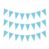 Oktoberfest Banner Bavarian Pennant Flags 8M Length Multifunctional Bunting Party Supplies Style A