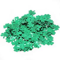 60g Bag Beautiful Unique Party Table Confetti for Saint Patrick s Day Party Balloon Decoration(Green 4 Leaves Grass )