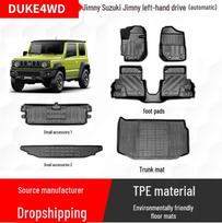 Suzuki Jimny TPE Waterproof High-Edge Rubber Floor Mats Jimny Auto (LHD) Small Accessories 1 juoda