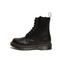 Dr. Martens 1460 Dvisluoksnės karvės odos apvalianos nosies raišteliais trumpi batai Unisex batai Juodi 26238021 36 black