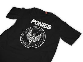 My little Pony tshirt Ramones Inspired Design XL