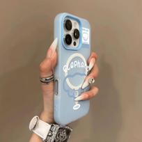 For Iphone16pro Jelly Magnetic Two-in-one Mobile Phone Case Protective Case Bracket Cooling New Cute Female For  iphone 11