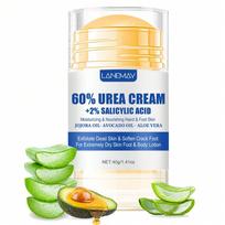 Intensive urea foot cream repairs cracked heels moisturizes and smooths dry skin on feet hands 1