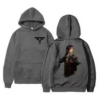 The Last of Us Part 2 Hoodies Men Women Hooded Pullover Sweatershirt Male Female Student Hip Hop Hoddie Sweatshirts S