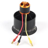 RC 50mm elektrinis kanaluotas ventiliatorius, 12 mentelių, su bešepetėliu varikliu RC lėktuvams, prieš laikrodžio rodyklę 5000V