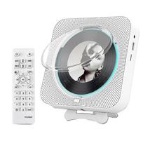 Portable Bluetooth Cd Player,wall Mount Cd Player Home Audio Music Players With Remote Control,lcd Display-eu Plug