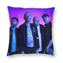 Coldplays Rock Band Pillowcase Double-sided Printing Polyester Cushion Cover Gift Throw Pillow Case Cover Home Square 40*40cm 12x12Inch
