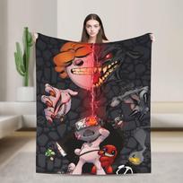 The Binding Of Isaac pledas Pikniko flanelinis lovatiesės užtiesalas sofai kėdei Minkštas individualus DIY kokybiškas lovatiesės užtiesalas Dovana 30x40in