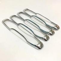 For Volvo XC60 XC90 S90 V90 CC 2018   Car Door knob ABS Chrome Exterior Door Handle Bar Frame Cover Trim Accessory Style 1 gray