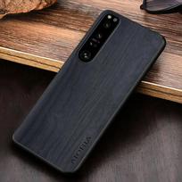for Sony Xperia 5 10 1 VII VI V IV III ACE II Pro-I Case Wood Texture PU Leather Soft Shockproof Cover Anti-fingerprint Shell for Xperia 1 juoda