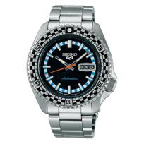 SEIKO 5 SPORTS SKX serijos Automatinis laikrodis Pagamintas Japonijoje 2024 m. Specialusis leidimas SRPK67 Sidabrinis Juodas Ciferblatas Užjūrio Modelis [Seiko] Vyriškas [Naudotas] juoda