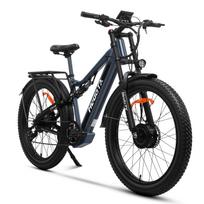 Naujas suaugusiųjų TX29 elektrinis dviratis 2000W dvigubas variklis 48V 19.2AH baterija, aliuminio lydinio amortizuojantis rėmas, 27.5 colių padangos, miesto kelionėms skirtas elektrinis dviratis 2000W 48V 19.2AH juoda