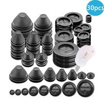 Tower Closed Rubber Grommet Double Sided Easy To Use Firewall Solid Closed Hole Plug Kit Round Rubber Hole Plugs