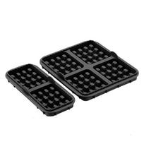 2 Piece Heat-resistant Waffle Maker Silicone Waffle Tray Portable Baking Mold  Kitchen Style A