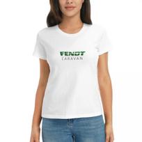 Women TShirt Fendt Caravan Summer Short Sleeve Tees ONeck Cotton T Shirts Clothes Tops Streetwear S