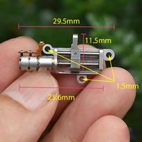 Micro Tiny 5mm Precision Planetary Gearbox Gear Stepper Motor 2-phase 4-wire Stepping Motor Linear Screw Metal Slider B