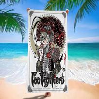 Band F-Foo Fighters Microfiber Beach Towel Absorbent Quick Dry Soft Yoga Swimming Resort Mountain Climbing Towel W30*H60(CM)