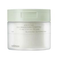 celimax Cica BHA Blemish Toner Pads – Acne Clearing Pore Exfoliating Pads 170ml 60 Sheets