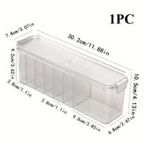 Desktop Cable Organizer Box, Large Capacity Data Cable Storage, Dustproof Charger Plug Wire Manager, Ins Style Layered Daily Use
