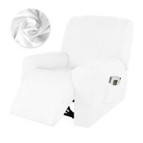 Knitted Recliner Sofa Cover Stretch Sofas Protector For Living Room Lazy Boy Relax Armchair Covers 1 /2 /3 /4 Seater For Home Decor 1 Seater