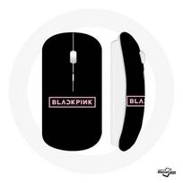 Belaidė Pelė - Blackpink - Rožinis Logotipas - Suderinama su Mac ir PC - USB Raktas Pridėtas - Juoda
