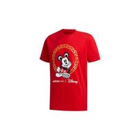 Adidas Neo Disney Mickey Mouse Graphic Sports Shortsleeve T-Shirt CNY Collection Men Tops Red GE7781 XXL