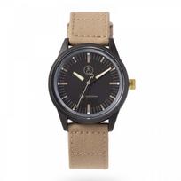 [Citizen laikrodis] Cue ir Cue Smile Solar Solar Analogas Vandeniui atsparus R00A-004JK Smėlio spalvos
