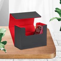 Trading Card Deck Box Premium Organization Album Hobbies Container Carrying Inner red