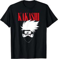Naruto Kakashi Tall Logo T-Shirt M