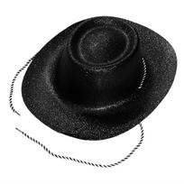 Glittering Powder Cowboy Hat for Women Men Wide Brim Role Play Cowgirl Hat Carnival Party Props Bachelorette Party Wear juoda