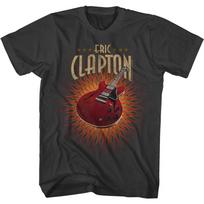 Eric Clapton Guitar Flames Smoke Music Shirt XL