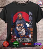 Obito Uchiha T-Shirt Naruto Shippuden Itachi Akatsuki Anime Unisex Tee Shirt 3XL